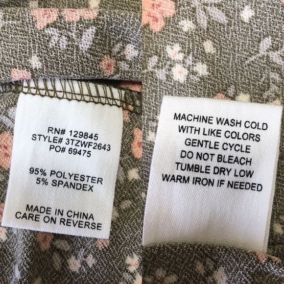 Bailey Blue Ditsy Tank Dress, Olive Rust - Picture 8 of 8